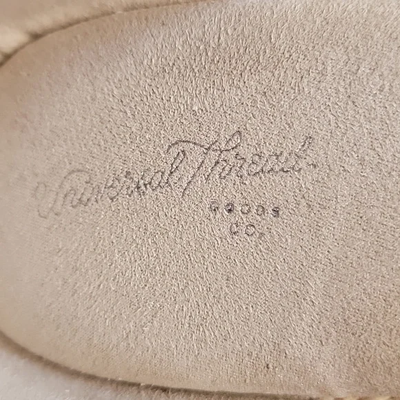 Universal Thread Jute/Faux Suede Boho Platform Wedge Peep Toe Heels Taupe sz 10 - Picture 9 of 14